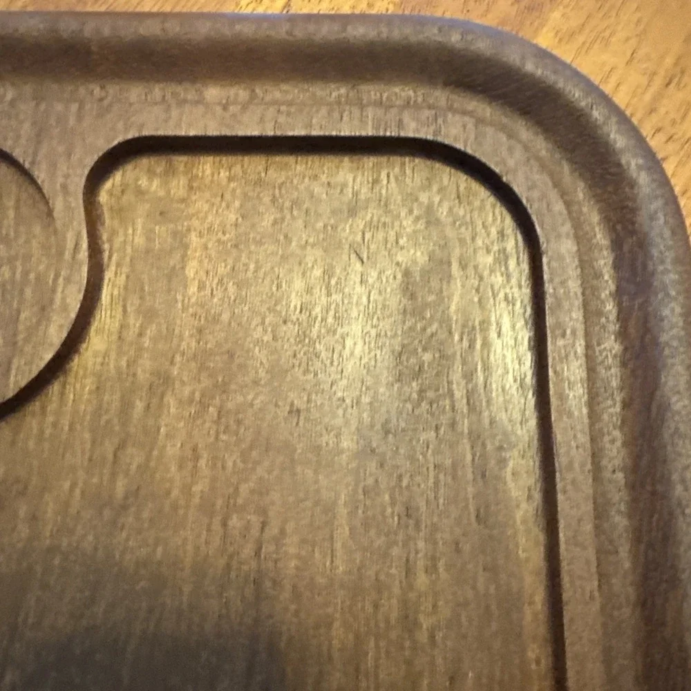 Good Wood Teak Wood Serving Tray Made In‎ Thailand 12